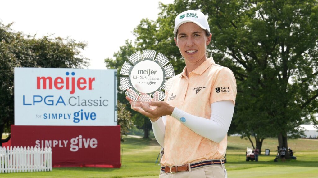 Carlota Ciganda birdies final two holes to win first LPGA event in over eight years