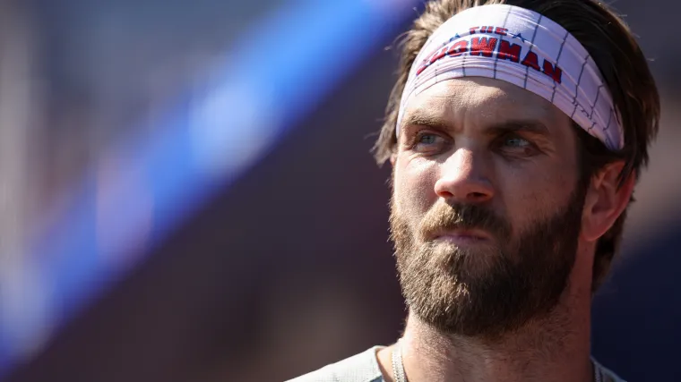 Phillies Star Bryce Harper Gets Emotional After Leaving Newborn Son For ...
